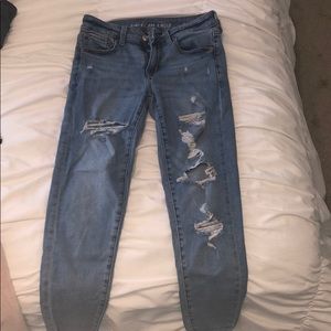 American Eagle Distressed Jeggings